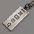 1977 British sterling silver jubilee ingot pendant and sterling silver chain, total weight 21g, Excalibur Jewellery②